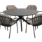 4SO Locarno ronde tuintafel in HPL (antraciet) - 1
